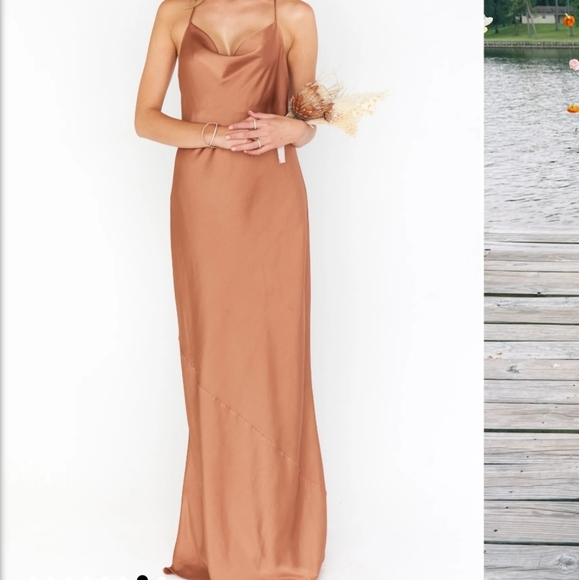 Show Me Your Mumu Tuscany Maxi Slip Dress - Picture 2 of 9